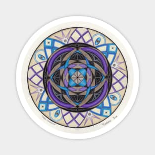 "Inner Strength" Harmony Mandala Magnet